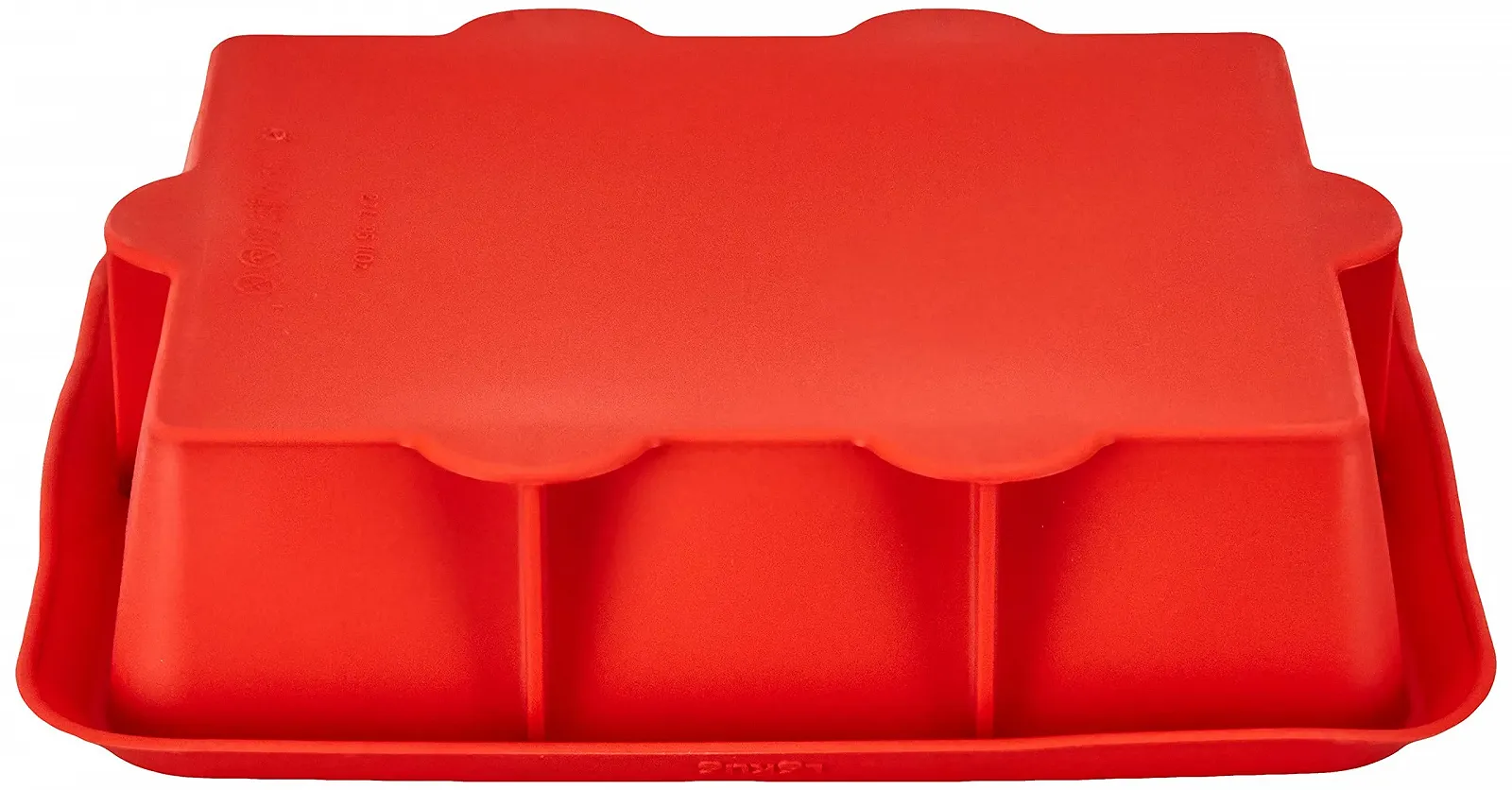 Форма для кекса Lékué 1211125R01M033-Tin силиконовая 20 см Красный, фото №3