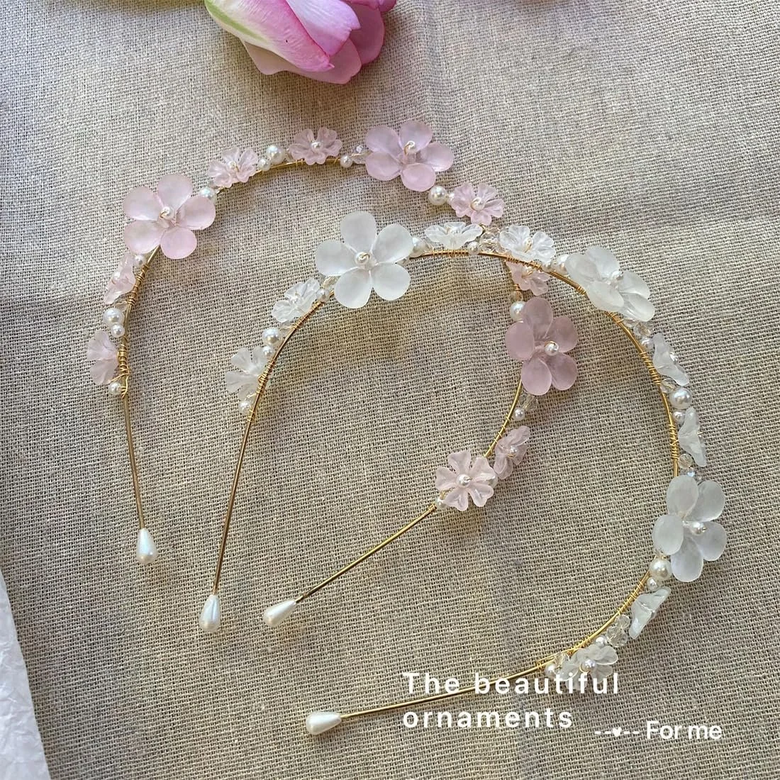 Набір з 2 жіночих аксесуарів для волосся з квітами, фото №6 Набір з 2 жіночих аксесуарів для волосся з квітами, фото №6