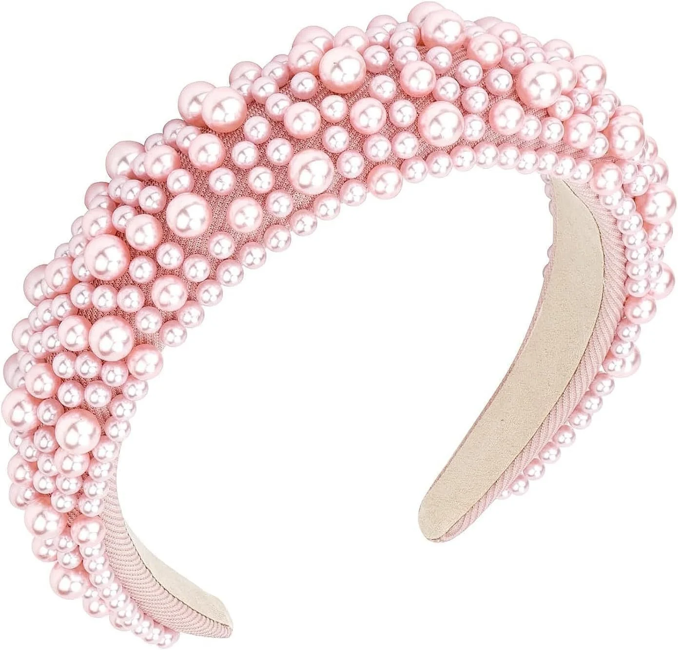 Обруч TRIXES з рожевими перлинами, фото №1