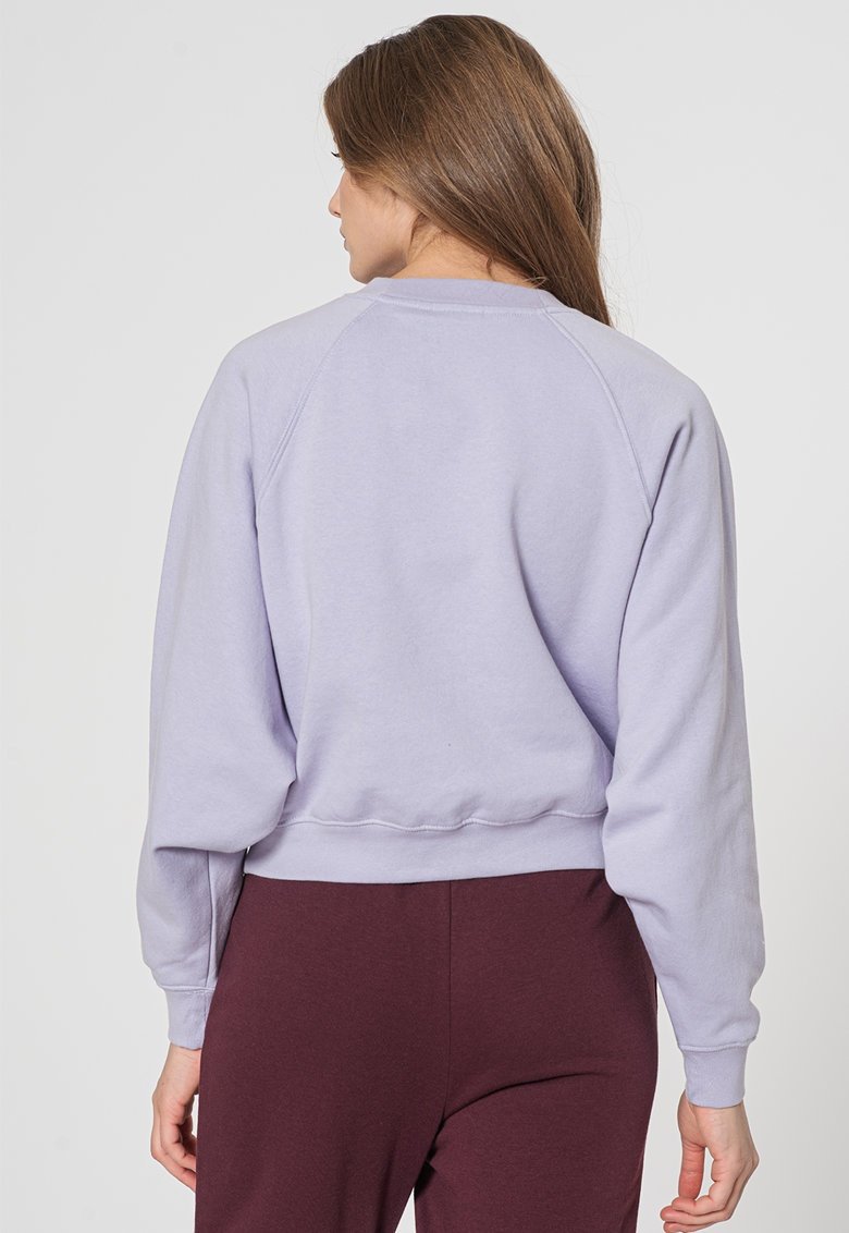 Світшот ONLJENNIFER LIFE L/S O-NECK BOX SWT 15250226-Cosmic Sky-Print:COFFEE ONLY Бузковий S, фото №2