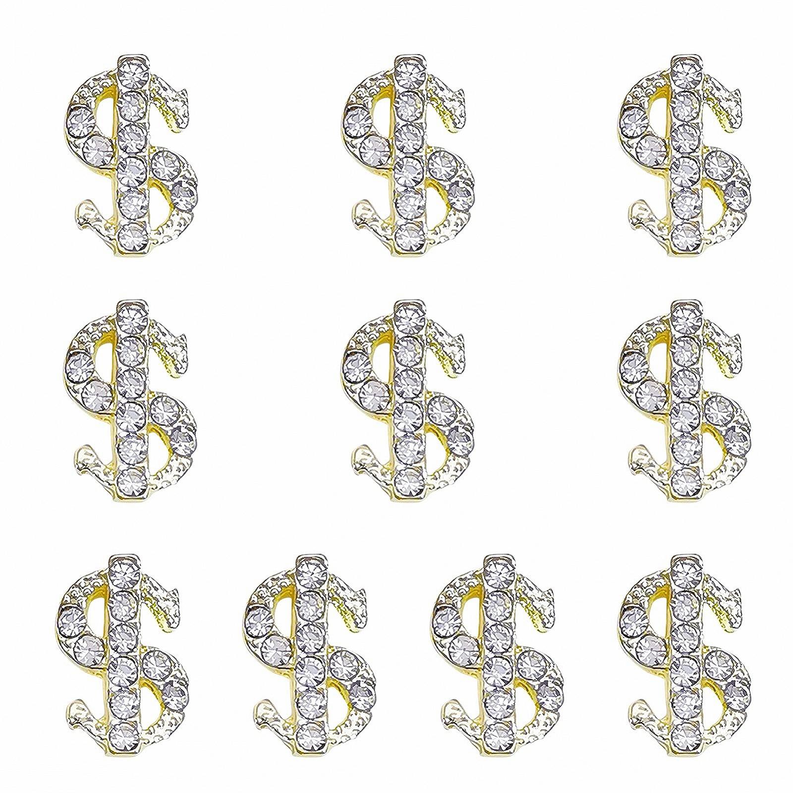 Стрази для нігтів Корона Долар Манікюр Сплав 3D Прикраси, фото №1