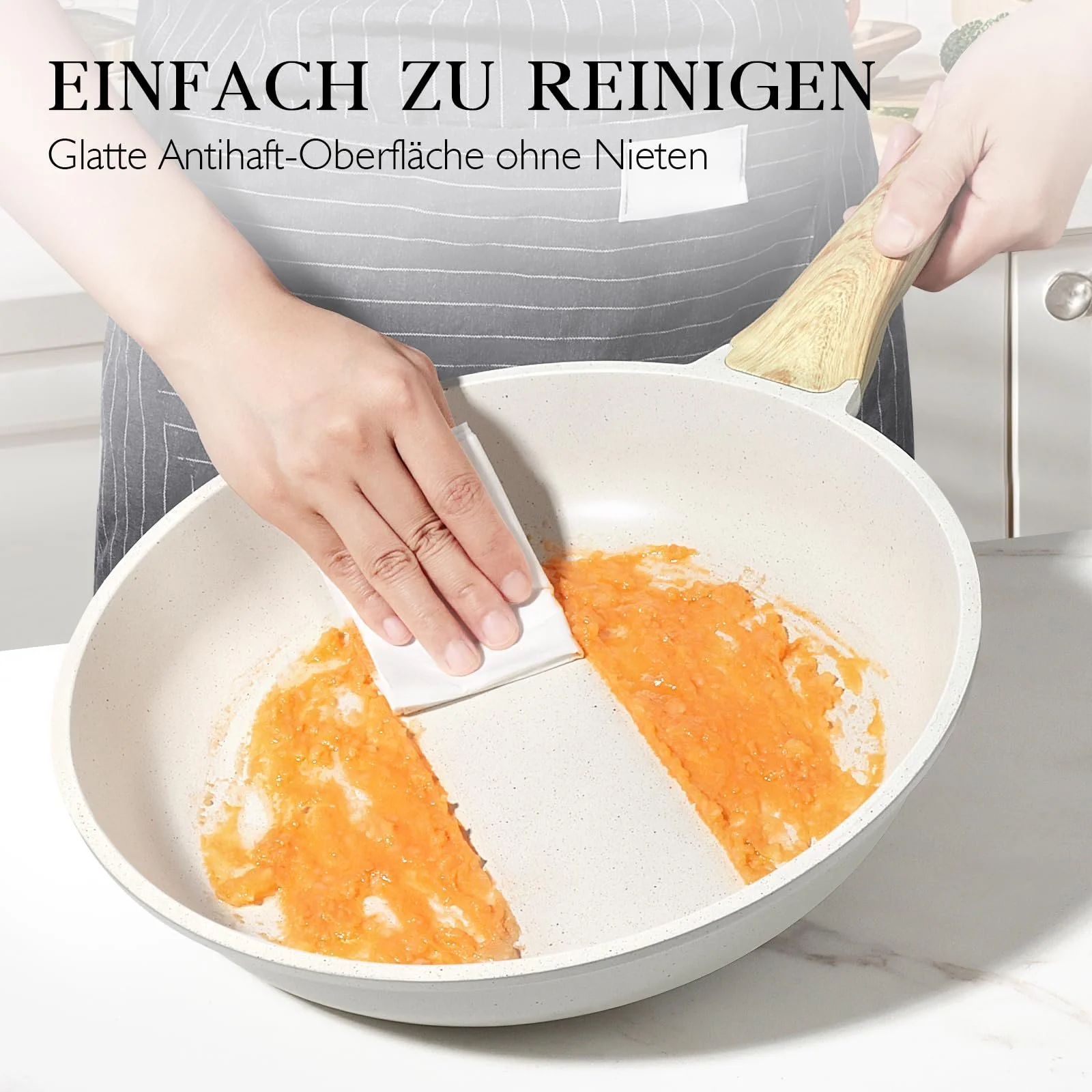 Сковорода Тип Ceramic GiPP 24 см Антипригарне покриття, фото №5 Сковорода Тип Ceramic GiPP 24 см Антипригарне покриття, фото №5