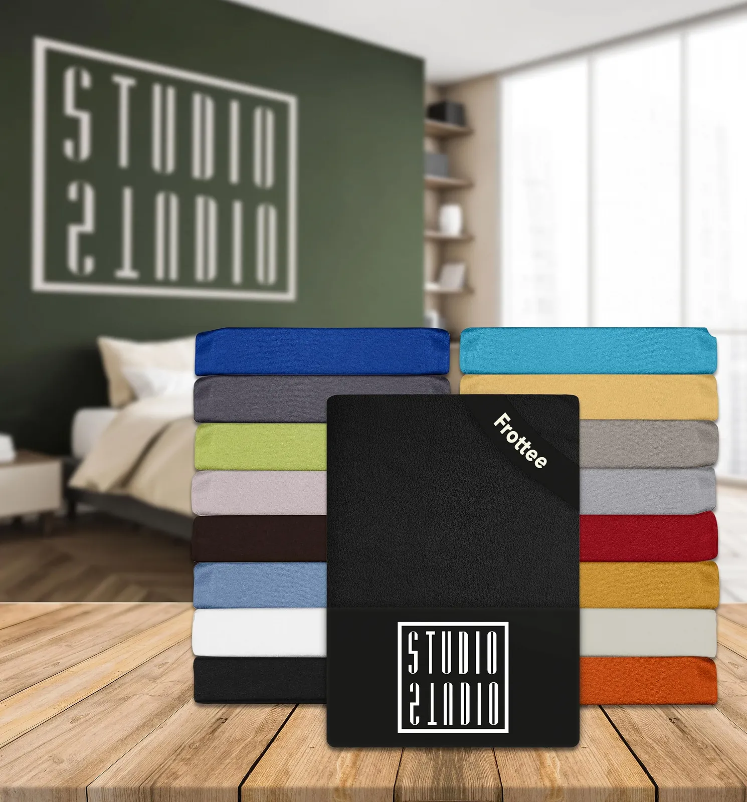 Простынь на резинке STUDIO Basic Terry 200 x 200 см Антрацит, фото №6 Простынь на резинке STUDIO Basic Terry 200 x 200 см Антрацит, фото №6