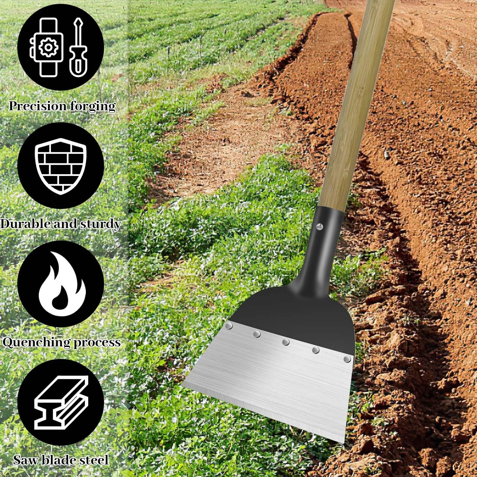 Лопата садова багатофункціональна 24 см, фото №4