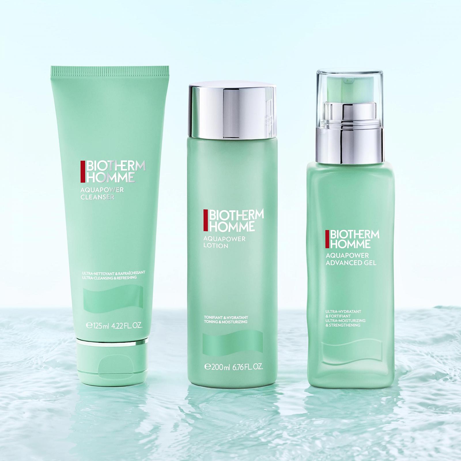 Освіжаючий очищувальний гель Biotherm Homme Aquapower для чоловіків 125 мл, фото №7