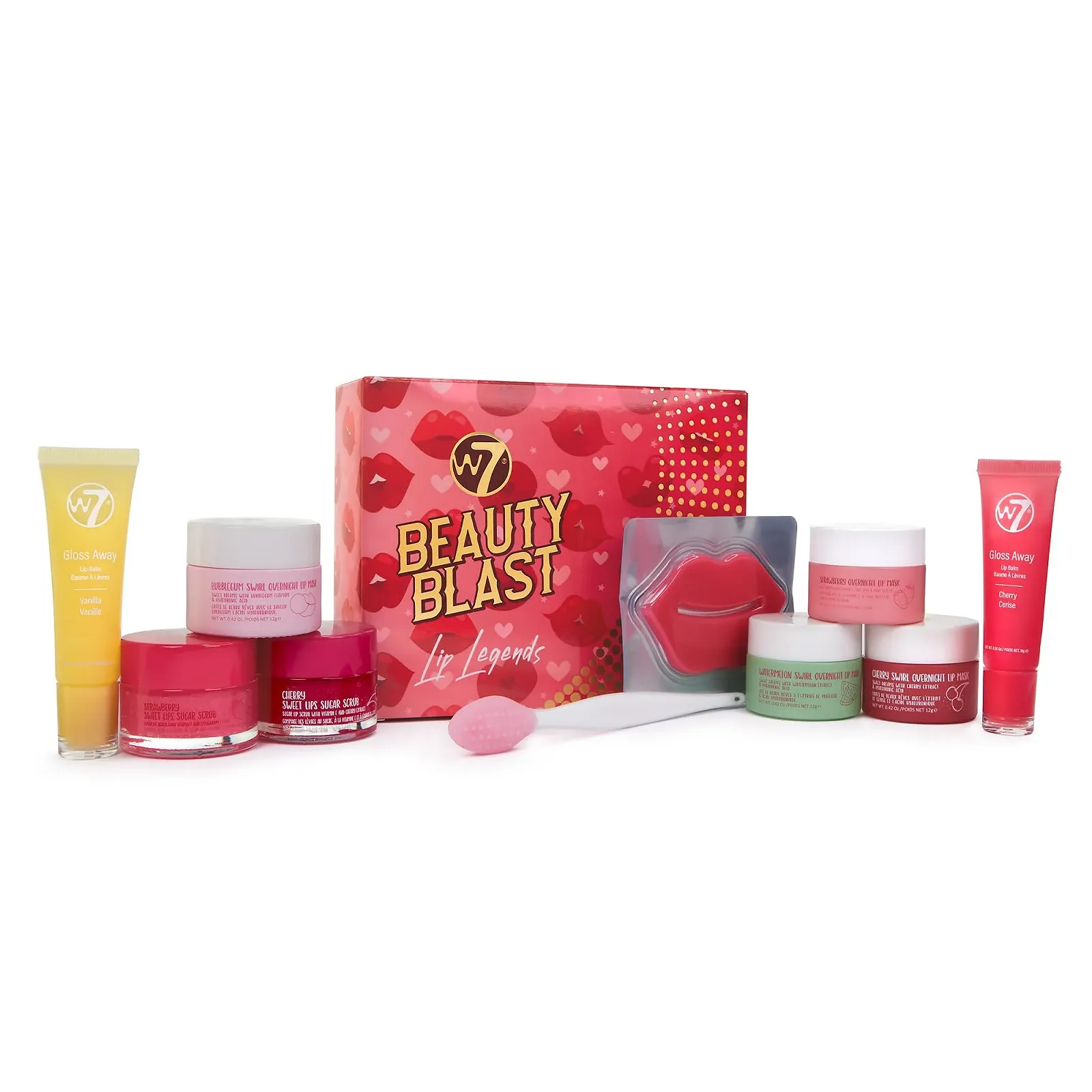 Набір для губ W7 Beauty Blast Lip Legends Sweet Dreams - Набір для догляду за губами з маскою для губ, фото №2