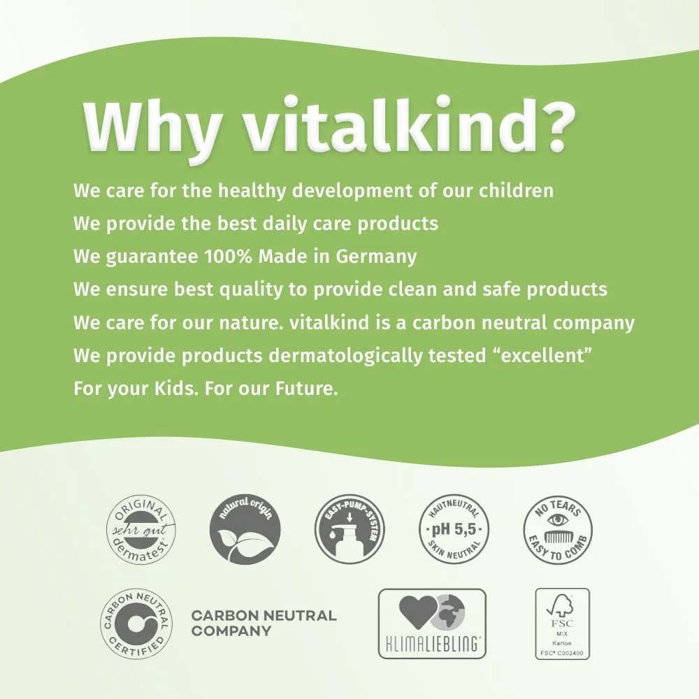 Гель для вмивання Vitalkind Sensitive для хлопчиків преміальний натуральний догляд для дітей, фото №7
