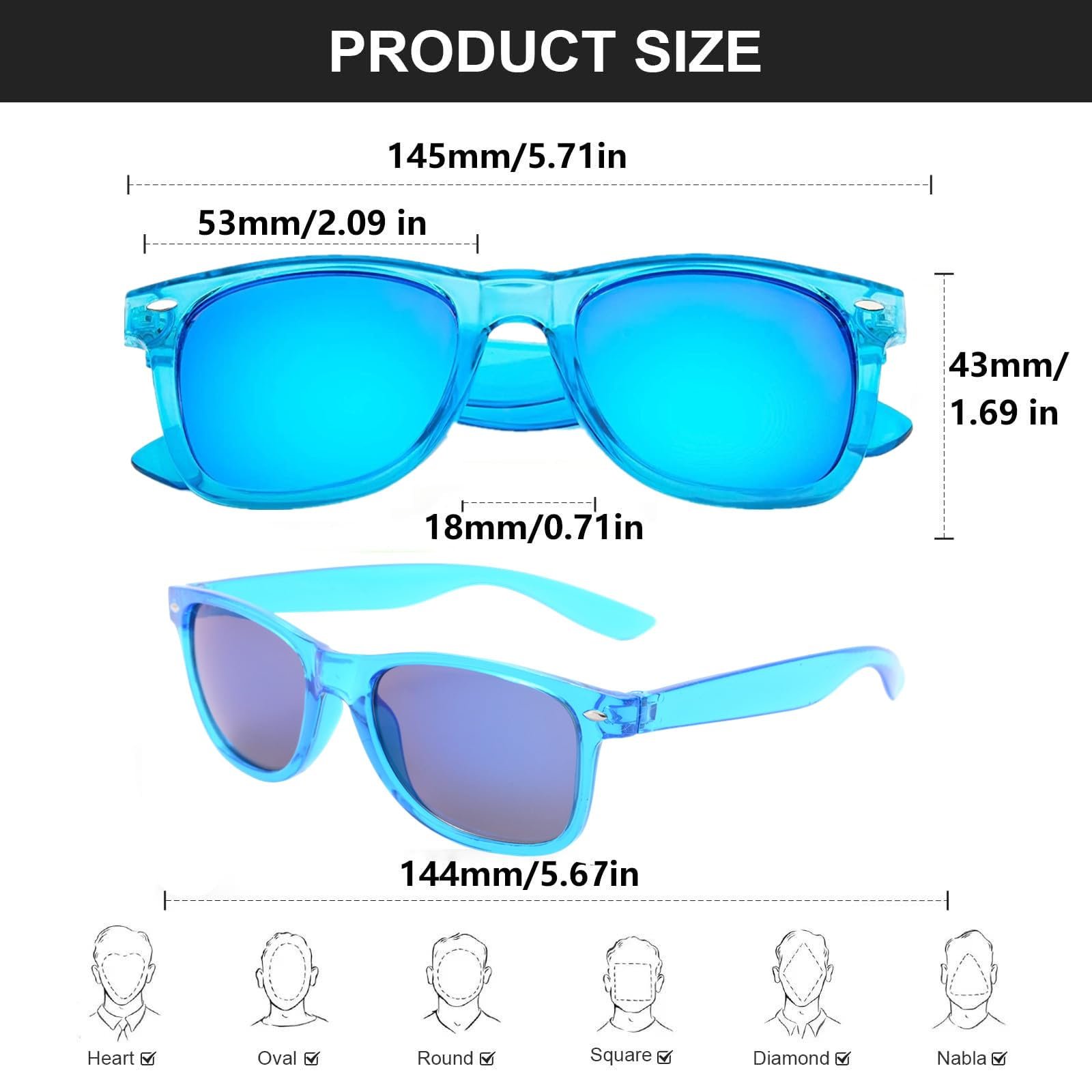 Солнцезащитные очки FSMILING Набор 10 шт., фото №5