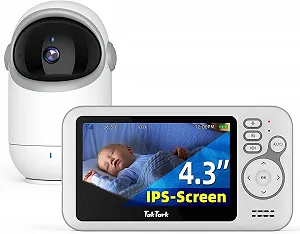 Видеоняня TakTark 4.3" Pan-Tilt 300° VOX Intercom Night Vision Temperature Sensor - Фото 1