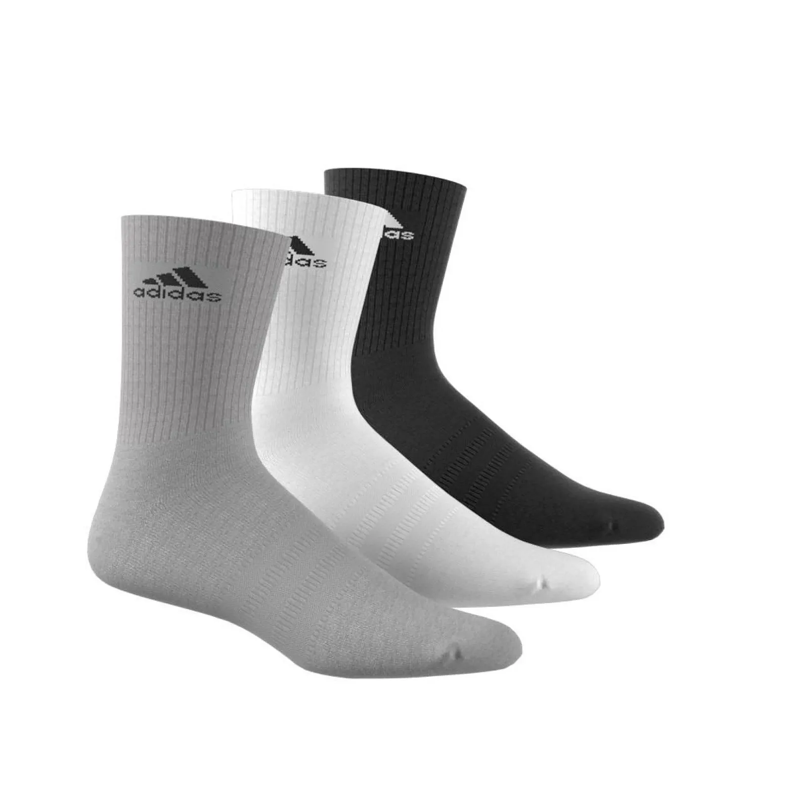 Шкарпетки Adidas 3S Performance Crew C, 3 пари, фото №2 Шкарпетки Adidas 3S Performance Crew C, 3 пари, фото №2