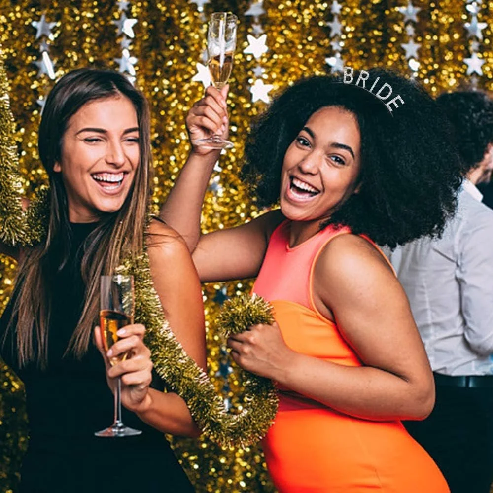 Обруч Невеста Серебристый, фото №5