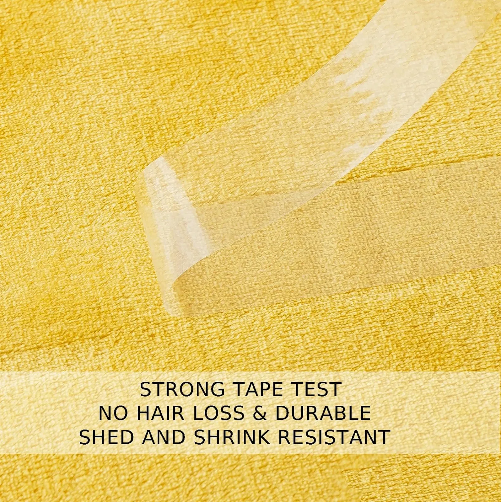 Покривало HOZY Cuddly Fluffy Fleece, 220 x 240 см, Жовта, XXL, фото №5