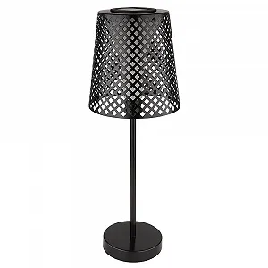 Настільна лампа etc-shop LED Solar вулична металева 1 x LED 3000 K 18 x 50 см Black - Фото 1