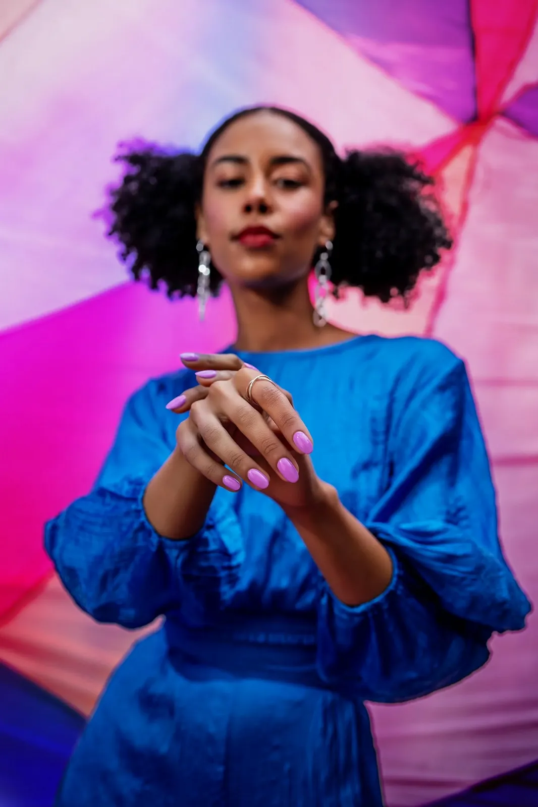 Гель-лак Gelish Mini Got Carried Away UV Фиолетовый 9 мл, фото №5 Гель-лак Gelish Mini Got Carried Away UV Фиолетовый 9 мл, фото №5