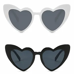Сонцезахисні Окуляри Серце Long Keeper Ретро Вінтажні Жіночі з захистом UV400 Форма Серце synthetic.ua - Фото 1
