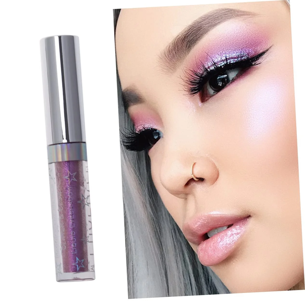 Блестящие тени для век Жидкие, фото №7 Блестящие тени для век Жидкие, фото №7