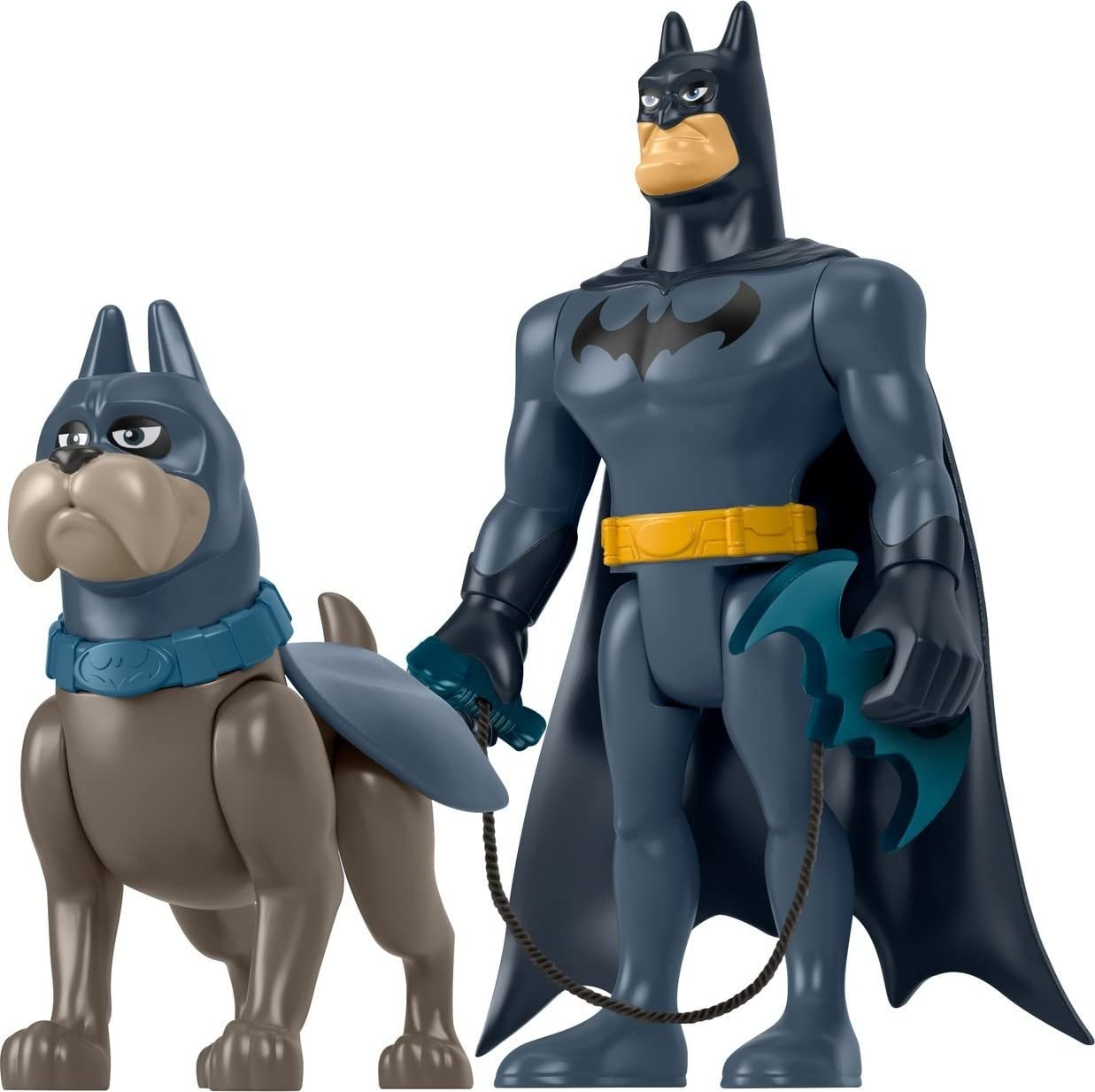 Набор фигурок Бэтмен и Эйс DC Super Pets DC League of Super-Pets, 2 подвижные фигурки и аксессуары, фото №6