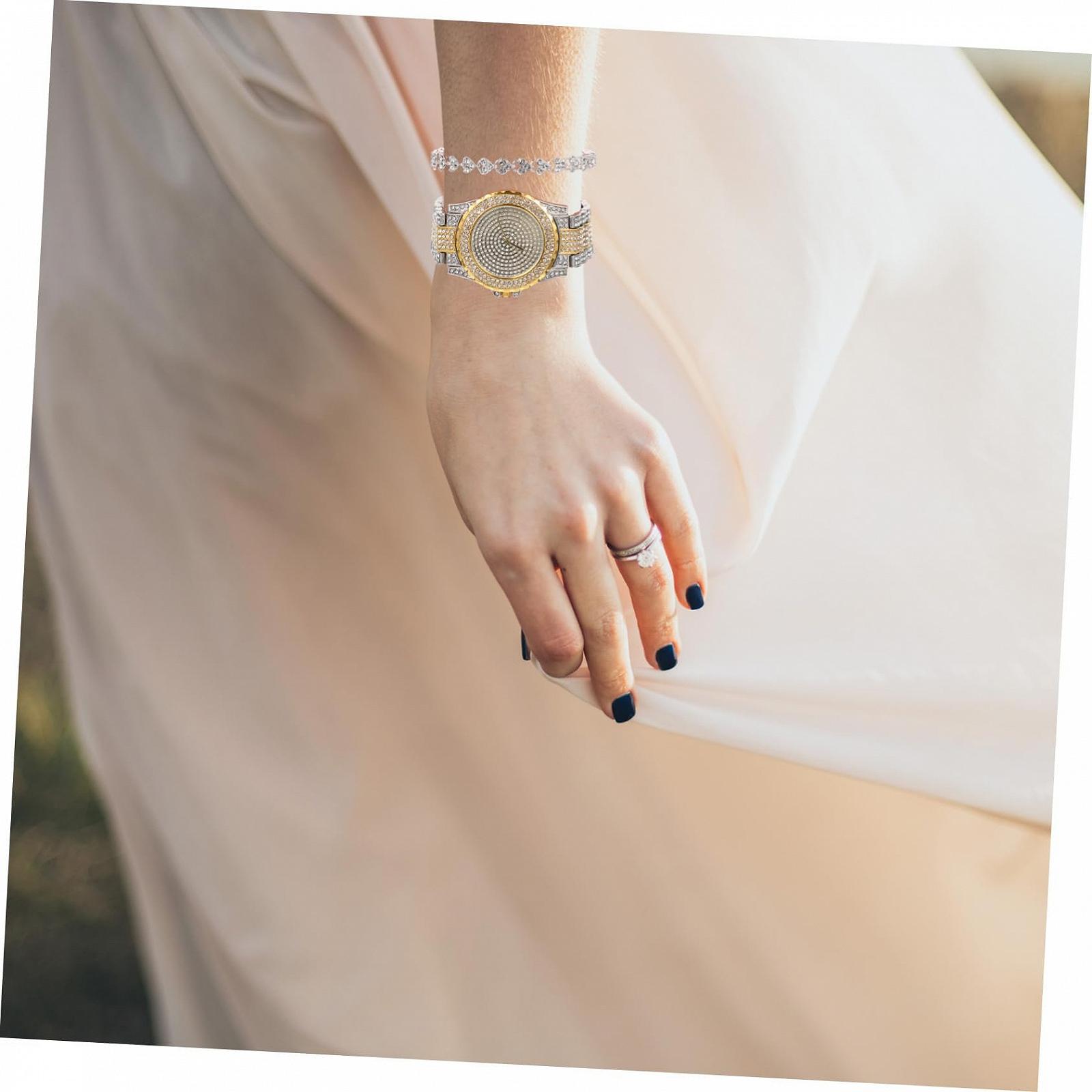 Жіночий годинник LIFKOME 1 Set з ремінцем, інкрустований стразами, фото №7 Жіночий годинник LIFKOME 1 Set з ремінцем, інкрустований стразами, фото №7