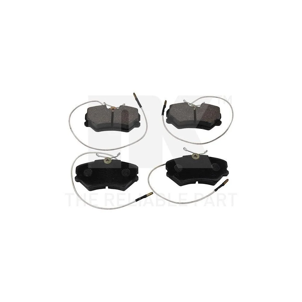 Комплект тормозных колодок, дисковый тормоз NK 223733 для CITROËN PEUGEOT передняя ось, фото №1