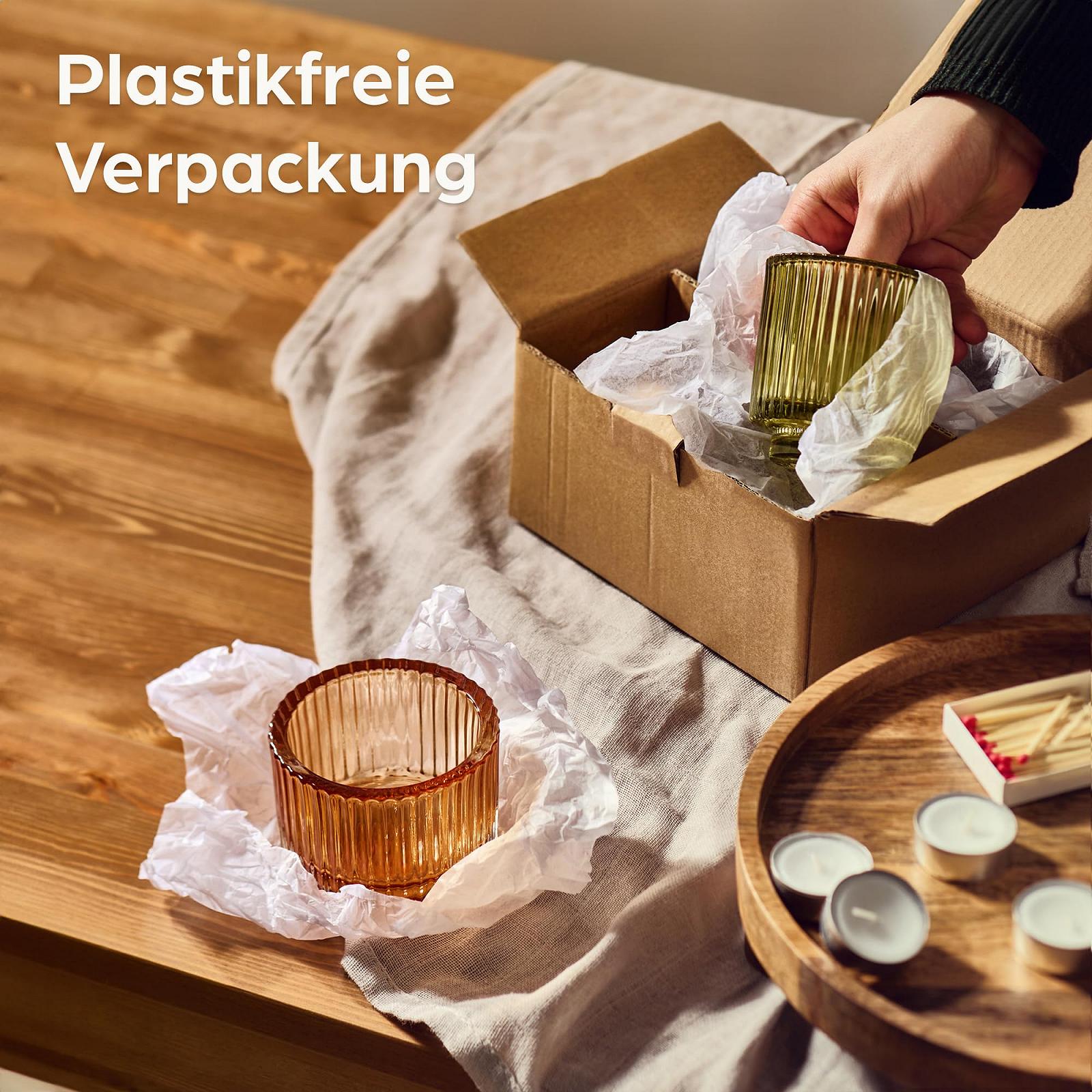 Підсвічник Praknu Tea Light Holder Скло Золото, фото №7