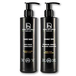 Гель для душу + крем для тіла Homo Naturals - Фото 1