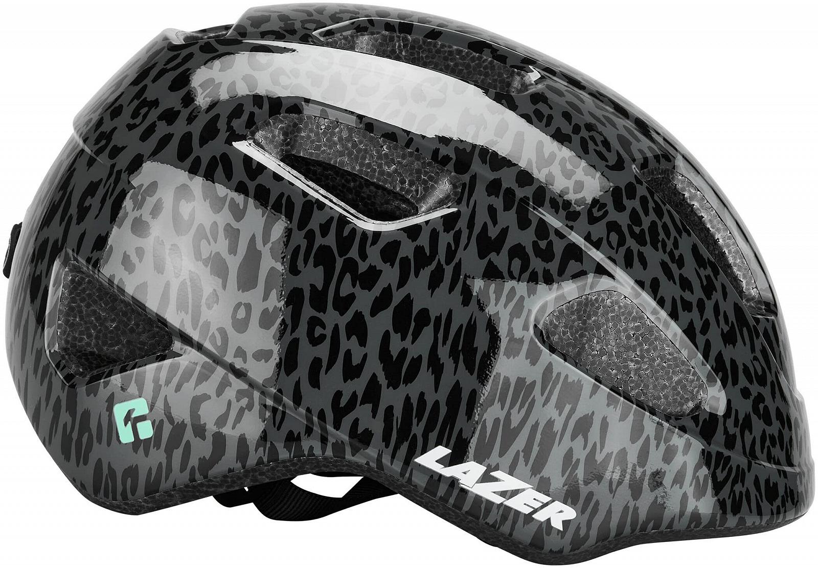 Шолом Lazer Nutz Kc Black Leopard Plain, фото №4