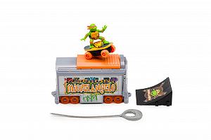 Фігурка Черепашки-ніндзя Мікеланджело Switch Kick Subway Launcher TMNT Classic Edition - Фото 1