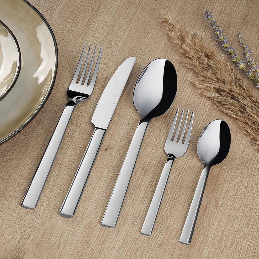 Набір столових приборів Paul Wirths Aura на 6 персон, 30 предметів, нержавіюча сталь, полірована, фото №4