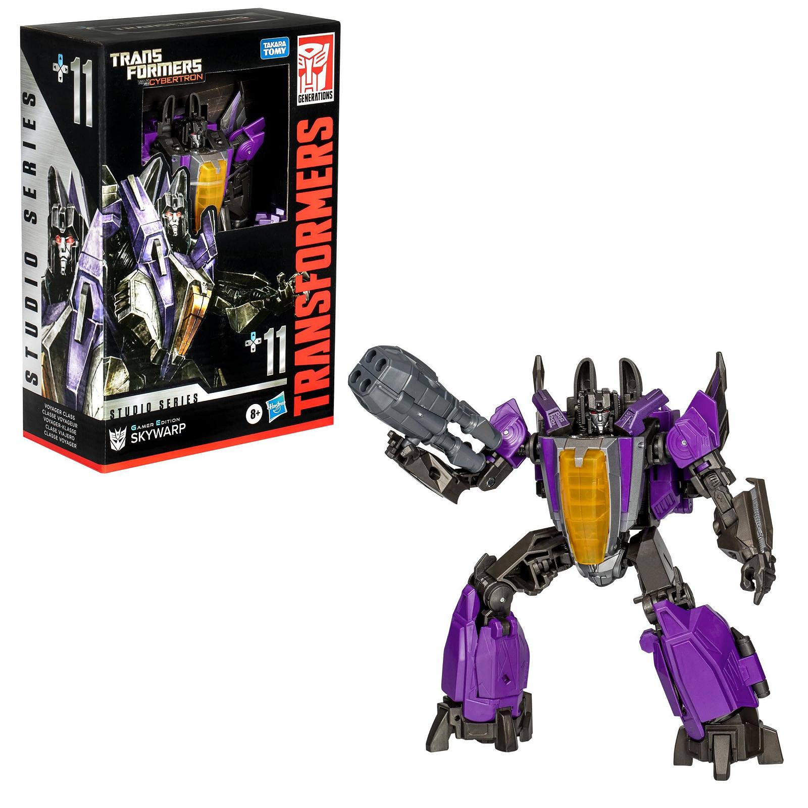 Экшн-фигурка Transformers Voyager Class Transformers: Battle for Cybertron 11 Gamer Edition Skywarp, фото №3