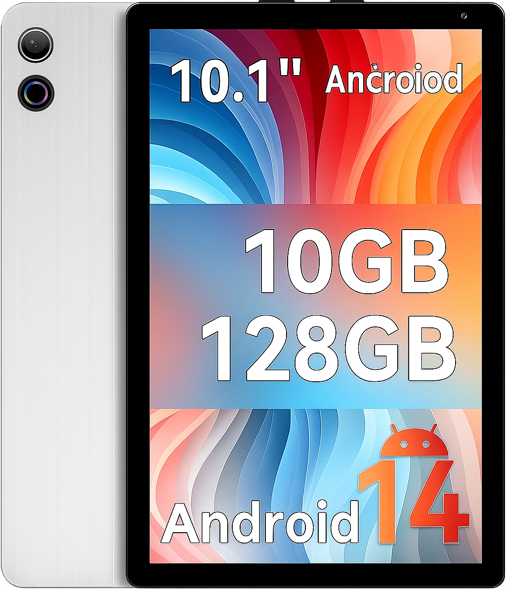 Планшет 10.1" COOLFAN С107 4+6/128Gb 8 ядер Android 14 5000 mAh Сірий, фото №1