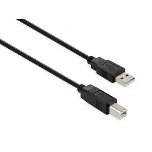 Кабель для принтера USB 2.0 AM/BM 5.0 m Vinga VCPUSBAMBM5BK - Фото 1