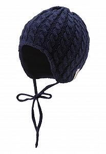 Вязаная шапка с манжетом Sterntaler Классическая детская хлопковая - Фото 1