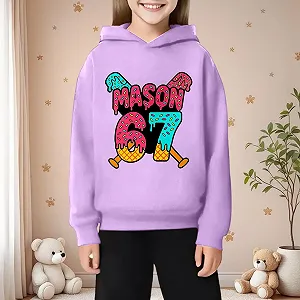 Толстовка Generisch с капюшоном для мальчиков и девочек - Забавная толстовка для досуга, унисекс Y2K, свитшот, топы с длинными рукавами, удобная толстовка в стиле хип-хоп с 67 принтами, уличная одежда synthetic.ua - Фото 1