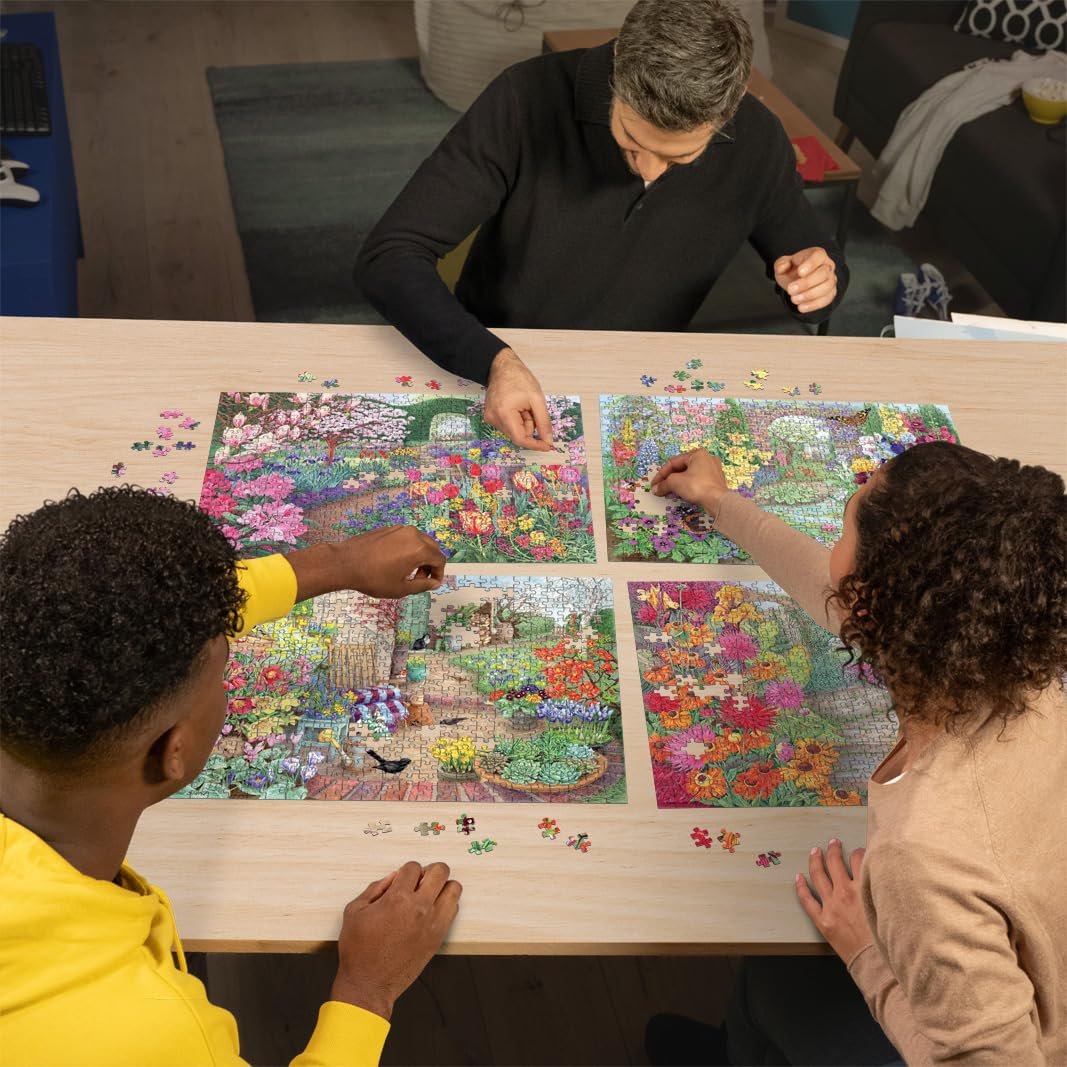 Пазлы Ravensburger Happy Days Glorious Gardens 4 x 500 деталей, фото №10