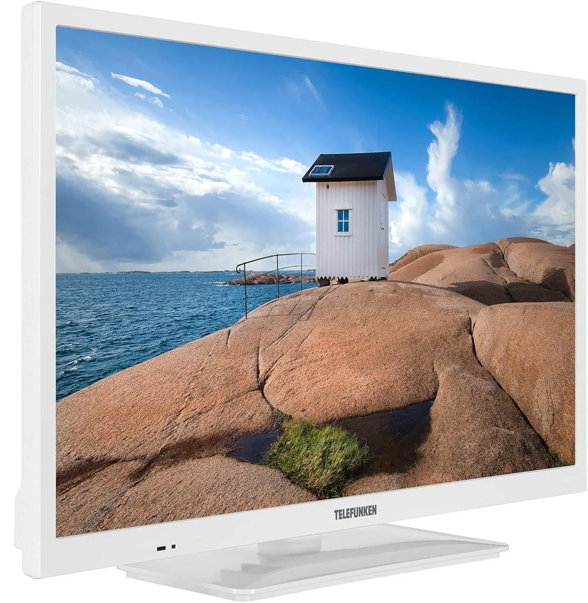 Телевизор 24" TELEFUNKEN XH24SN550MVD-W / HD / 50 Гц / LCD / Smart TV / Wi-Fi / T2 / DVD, фото №2 Телевизор 24" TELEFUNKEN XH24SN550MVD-W / HD / 50 Гц / LCD / Smart TV / Wi-Fi / T2 / DVD, фото №2