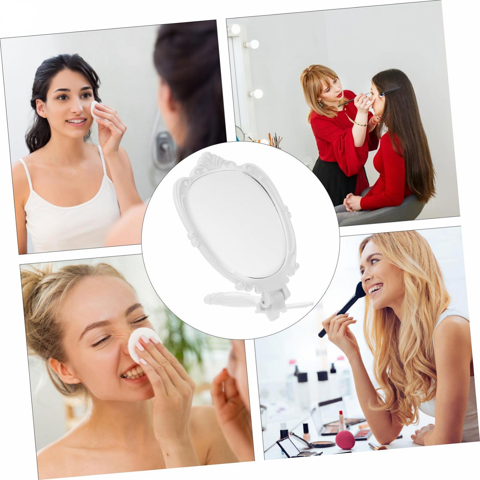 Люстерко Angoily 3St Griff Klappspiegel Vanity Mirror біле, фото №4 Люстерко Angoily 3St Griff Klappspiegel Vanity Mirror біле, фото №4