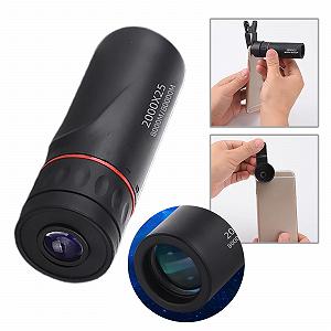 Монокуляр Zoom Binoculars 2000x24 мисливський туристичний приціл чорний synthetic.ua - Фото 1