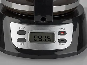 Фильтрационная кофеварка Korona 12113 650 Вт 6 чашек с таймером Черный/Нержавеющая сталь synthetic.ua - Фото 1