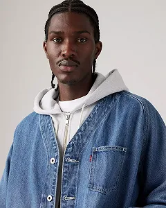 Джинсова куртка Levis - Union Engineer Cardigan Highlights - M synthetic.ua - Фото 1