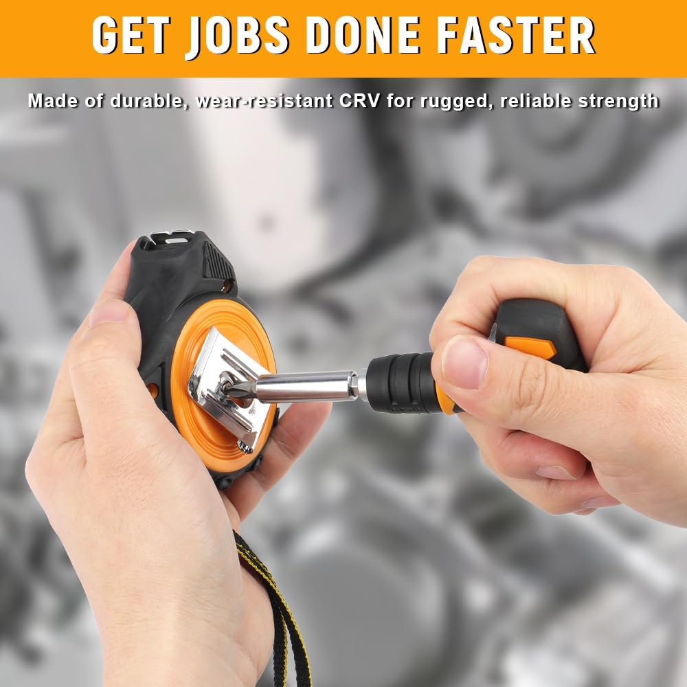 Набір викруток Hoteche 26 шт. T-Handle Викрутка та набір насадок, фото №7