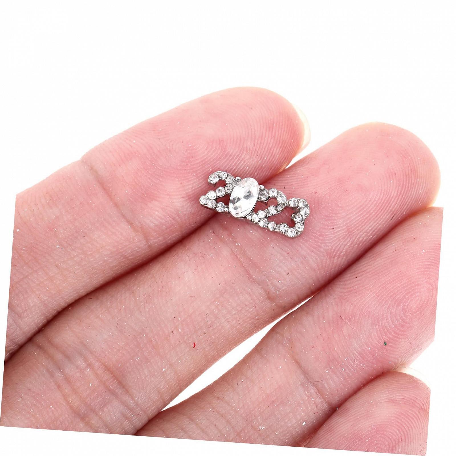 Прикраса для нігтів Healeved 30 шт, блискучі для манікюру, стильні знімні, фото №7