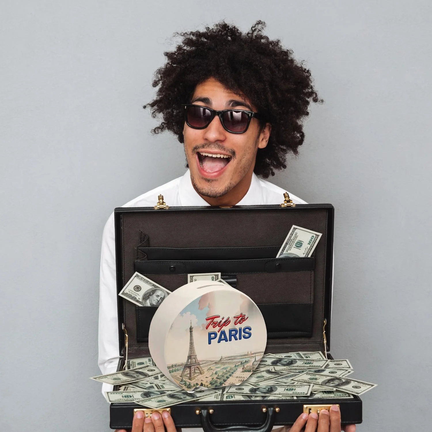 Скарбничка Trip to Paris Eiffel Tower Retro Style, фото №5