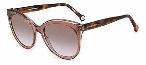 Солнцезащитные очки Carolina Herrera Her 0175/S Unisex, 57, NUX/QR Коричневый Серый - Фото 1