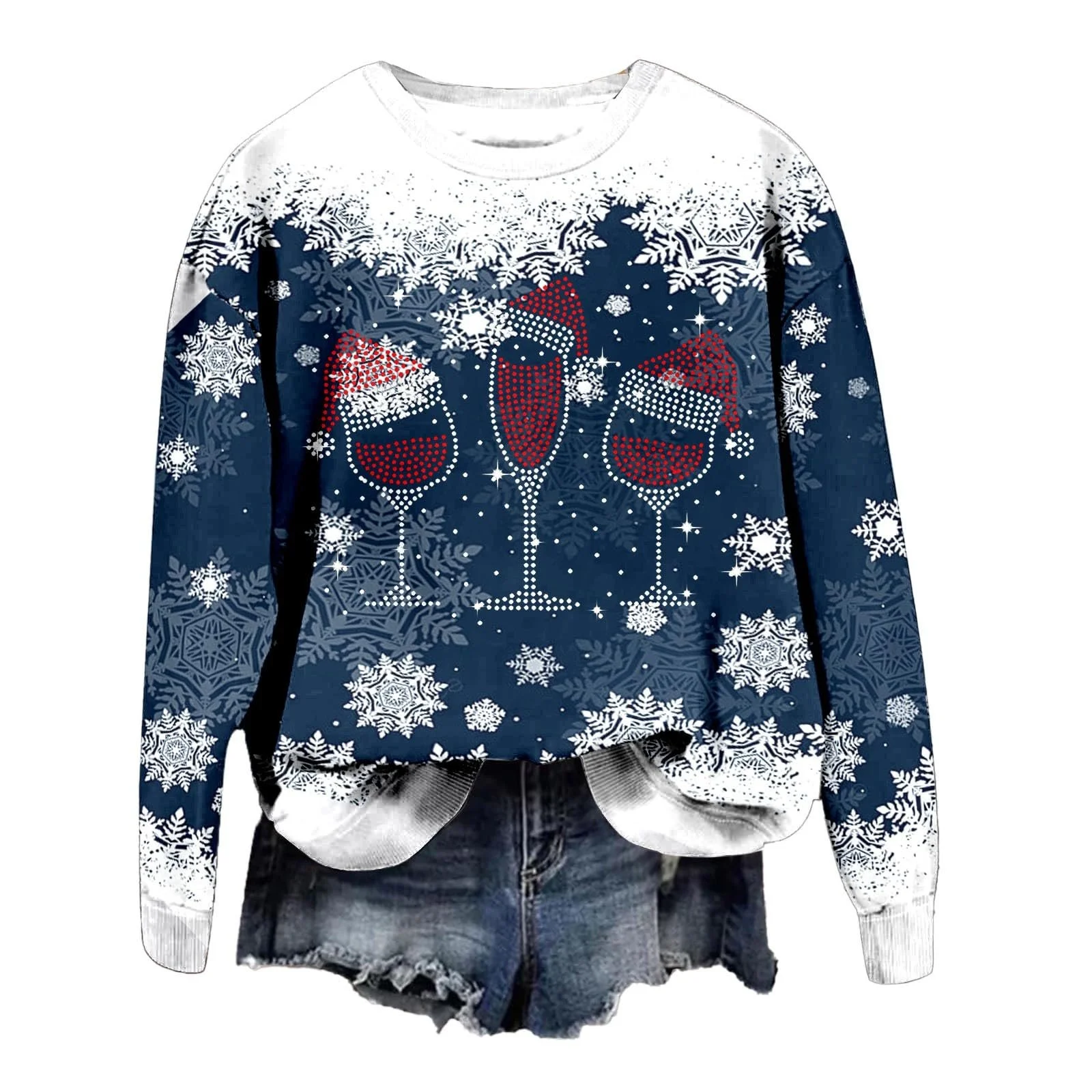 Різдвяний Светр Жіночий Легкий Спортивний Лонгслів, фото №5 Різдвяний Светр Жіночий Легкий Спортивний Лонгслів, фото №5