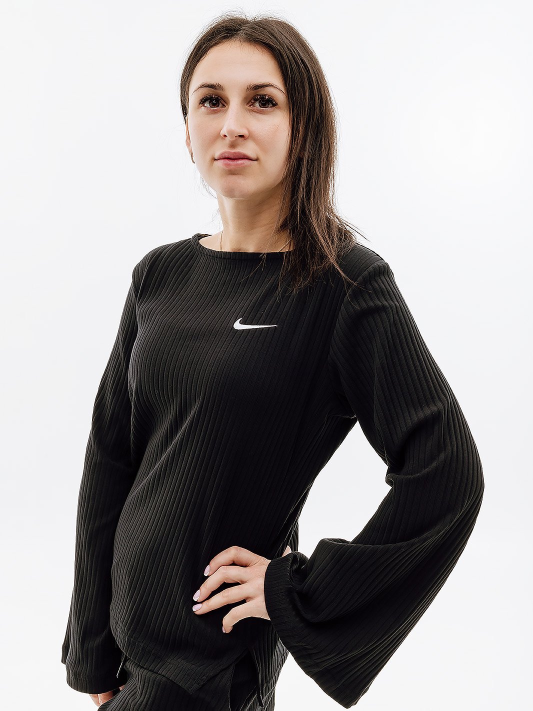 Джемпер Nike W NSW RIB JRSY LS TOP L, фото №2