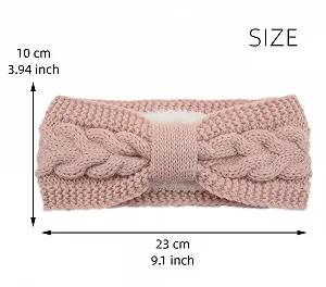 Вязаная повязка на голову Winter Vintage Плетена synthetic.ua - Фото 1