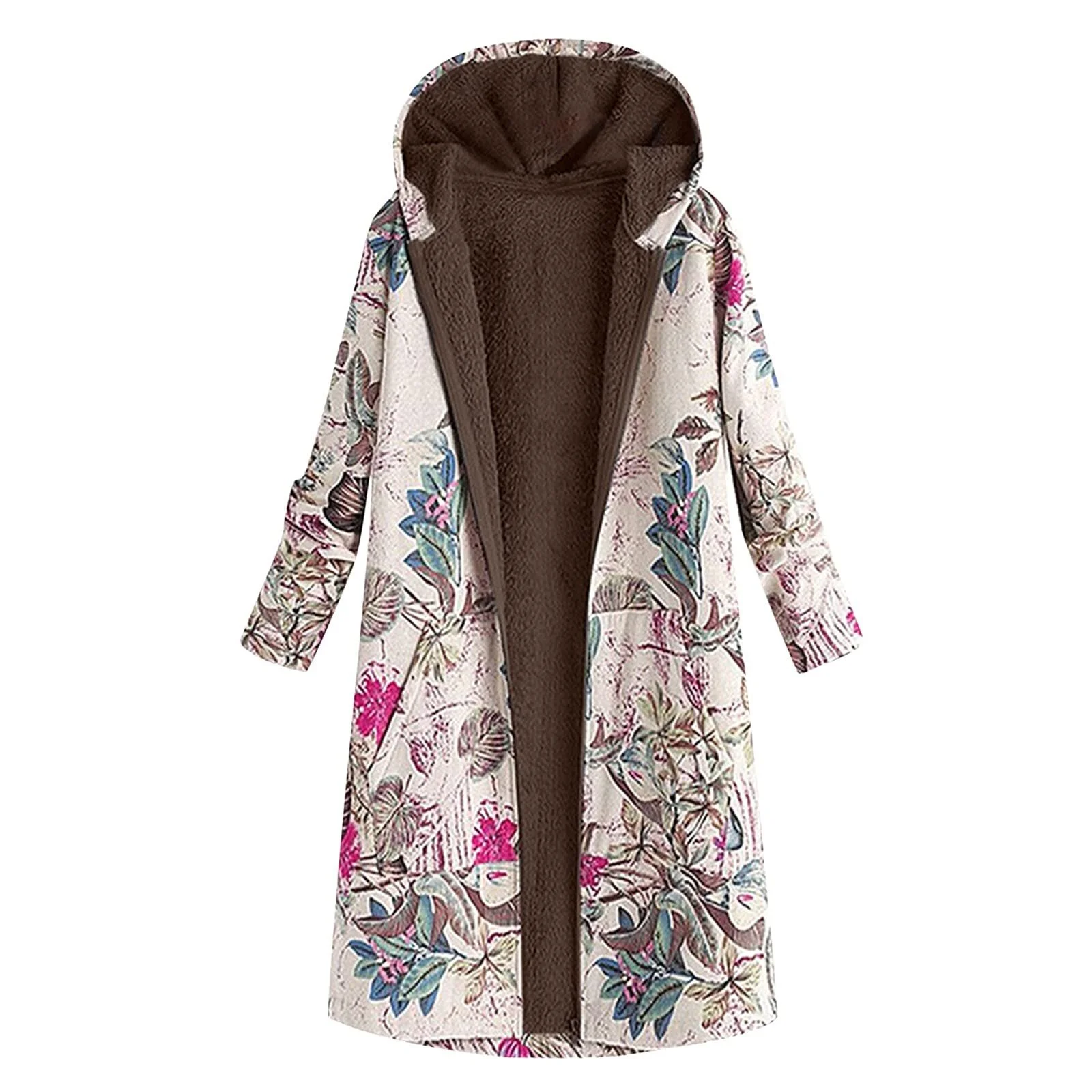 Пальто Overdose Жіноче Бавовняне З Вінтажним Принтом, фото №3