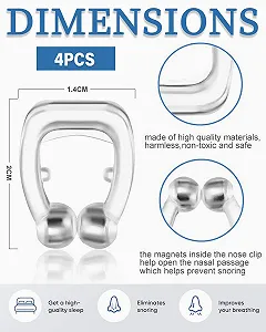 Клипса против храпа (4 шт.) Магнитная для носа synthetic.ua - Фото 1