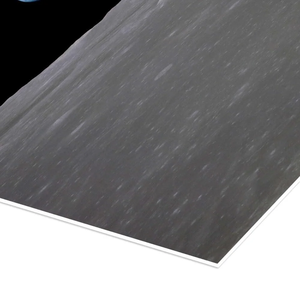 Постер NASA Apollo 11 - Rising of Earth Above the Moon 30 x 30 см Черный, фото №3 Постер NASA Apollo 11 - Rising of Earth Above the Moon 30 x 30 см Черный, фото №3