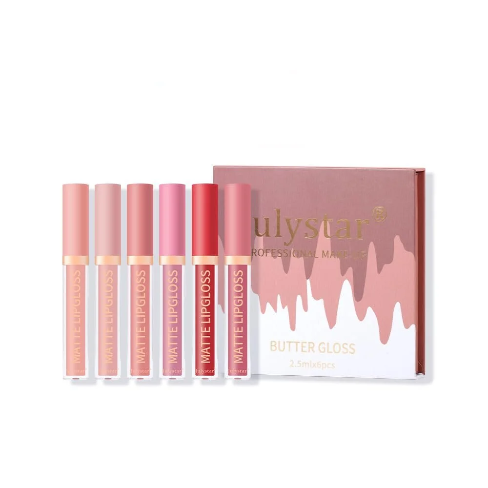 Блеск для губ HoiLiLu Набор J701-012-A 6 шт, фото №1